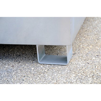 Ultra-Spill Pallet en acier, 4 barils, Capacit&eacute; de d&eacute;versement 68 gal. US, 49,1" x 47,1" x 10,9" We Share Industrial Supply