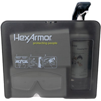 Station murale de nettoyage de lunettes, M&eacute;tal, 11,8" lo x 10,4" h We Share Industrial Supply