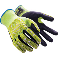 Gants r&eacute;sistants aux chocs Helix 3062IMP, 6/T-petit, Paume en Mousse de nitrile, Poignet &eacute;lastique/Poignet en tricot We Share Industrial Supply
