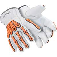 Gants r&eacute;sistants aux chocs Chrome SLT 4060, 6/T-petit, Paume en Ch&egrave;vre, Poignet &agrave; enfiler We Share Industrial Supply