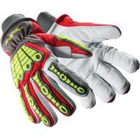 Gants r&eacute;sistants aux chocs Chrome SLT Winter 4073, 6/T-petit, Paume en Ch&egrave;vre, Poignet Poignet en tricot We Share Industrial Supply