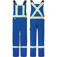 Westex&reg; DH Antistatic 6.5 oz. Flame Resistant Bib Pants, Small, Royal Blue We Share Industrial Supply