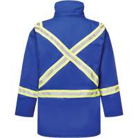 Avenger 9 oz. Flame Resistant Insulated Parka, 3X-Large, Royal Blue We Share Industrial Supply
