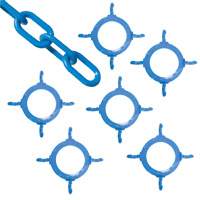 Ensemble de connecteurs de chaîne pour c&ocirc;nes, Bleu We Share Industrial Supply