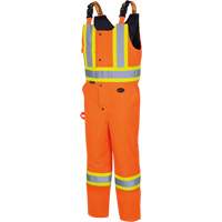5040 Waterpoof Quilted Safety Overalls, Polyester, Small, High Visibility Orange We Share Industrial Supply