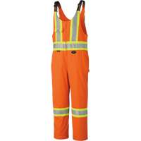 6617ZT High-Visibility Safety Overalls with Leg Zippers, Poly-Cotton, 40 (Tall), High Visibility Orange We Share Industrial Supply