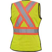 489 Veste de s&eacute;curit&eacute; d&eacute;tachable haute visibilit&eacute;, Jaune lime haute visibilit&eacute;, T-petit, Polyester We Share Industrial Supply