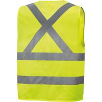 6886 Veste de s&eacute;curit&eacute; haute visibilit&eacute; en tricot chaîne, Jaune lime haute visibilit&eacute;, Petit, Polyester We Share Industrial Supply