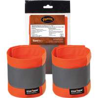 140A Brassard r&eacute;fl&eacute;chissant ajustable orange haute visibilit&eacute; de 14" X 4" We Share Industrial Supply