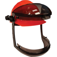 Facetec with Cap Attachment for Slotted Hard Hats, Ratchet Suspension We Share Industrial Supply