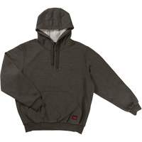 Water Repellent Fleece Pullover Hoodie, Men's, Small, Grey We Share Industrial Supply