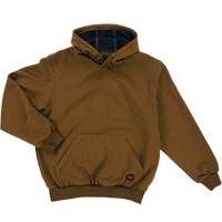 Water Repellent Fleece Pullover Hoodie, Men's, Small, Brown We Share Industrial Supply