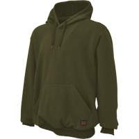 Water Repellent Fleece Pullover Hoodie, Men's, Small, Green We Share Industrial Supply