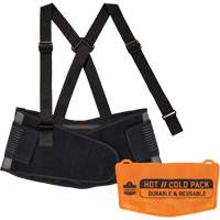 Support dorsal Proflex 1675 avec sachet refroidissant/chauffant, Spandex, T-petit We Share Industrial Supply