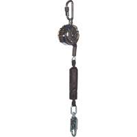 C&acirc;ble de limiteur de chute personnel 36CS V-TEC, 10', Acier galvanis&eacute;, Pivotant We Share Industrial Supply