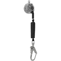 C&acirc;ble de limiteur de chute personnel 36CLS V-TEC, 10', Acier galvanis&eacute;, Pivotant We Share Industrial Supply