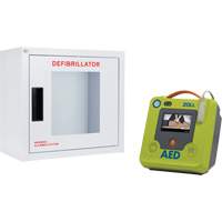 Ensemble armoire murale et d&eacute;fibrillateur AED 3, Semi-automatique, Anglais, Classe 4 We Share Industrial Supply