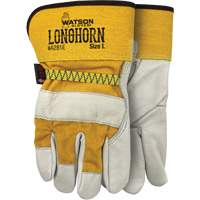 Longhorn Gloves, Large, Grain Cowhide Palm We Share Industrial Supply