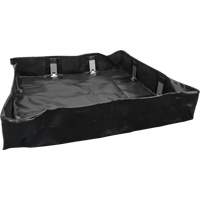 Collapsible Berm, 30 US gal. Capacity, 2' W x 4' L x 6" H, Snap-Up Bracket We Share Industrial Supply