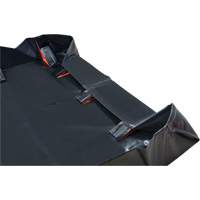 IBX Wall Pop-Up Berm, 268 US gal. Capacity, 6' W x 6' L x 12" H, Snap-Up Bracket We Share Industrial Supply