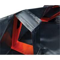 IBX Wall Pop-Up Berm, 268 US gal. Capacity, 6' W x 6' L x 12" H, Snap-Up Bracket We Share Industrial Supply