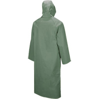 Manteau long avec capuchon d&eacute;tachable Hurricane 851, Petit, Vert We Share Industrial Supply