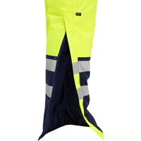 Bisley&reg; Extreme Cold Bib Overall, Polyester, Small, High Visibility Lime-Yellow We Share Industrial Supply