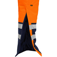 Bisley&reg; Extreme Cold Bib Overall, Polyester, Small, High Visibility Orange We Share Industrial Supply