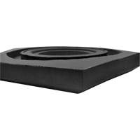 Base de canaliseur en caoutchouc, 15 lb We Share Industrial Supply