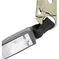 SA-5200-2.5 Shock Absorbing Lanyard, 2.5', Snap Hook Center, Snap Hook Leg Ends, Polyester We Share Industrial Supply