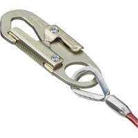 SA-5500-4 Shock Absorbing Lanyard, 4', Snap Hook Center, Snap Hook Leg Ends, Galvanized Steel We Share Industrial Supply