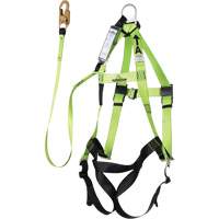 FBH-10000A6440-4 4' Class A Harness & Lanyard with 350 lbs. Capacity, Harness/Lanyard Combo We Share Industrial Supply