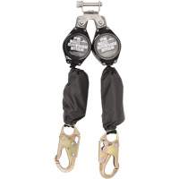 SRL-70502-6LE Cordage de s&eacute;curit&eacute; autor&eacute;tractable avec paquet, 6', Dyneema, Pivotant We Share Industrial Supply