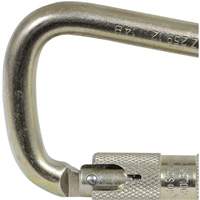 CP-03015-1 Mousqueton zingu&eacute; avec ouverte de portique de 1", Acier We Share Industrial Supply