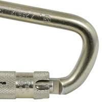 CP-03015-1 Mousqueton zingu&eacute; avec ouverte de portique de 1", Acier We Share Industrial Supply