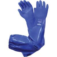 Gants triples enduits r&eacute;sistants aux produits chimiques Integra 77-395, Taille 8, 28" lo, PVC, Doublure en Coton We Share Industrial Supply