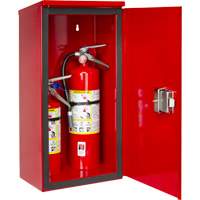 Armoires ext&eacute;rieures robustes pour extincteurs, 14" la x 28" h x 10" p We Share Industrial Supply