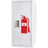 Armoire int&eacute;rieur pour extincteur, 12" la x 26" h x 9" p We Share Industrial Supply