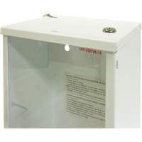 Light-Duty Fire Extinguisher Cabinet, 8" W x 22" H x 6" D We Share Industrial Supply