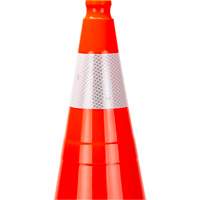 Premium Traffic Cone, 28", Orange, 4" Reflective Collar(s) We Share Industrial Supply