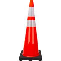 Premium Traffic Cone, 36", Orange, 4" & 6" Reflective Collar(s) We Share Industrial Supply