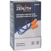 Foam Earplugs, Pair - Polybag, Corded We Share Industrial Supply