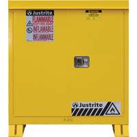 Outdoor Flammable Storage Cabinet, 30 gal., 2 Door, 43" W x 44" H x 18" D We Share Industrial Supply