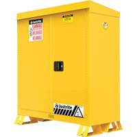 Outdoor Flammable Storage Cabinet, 30 gal., 2 Door, 43" W x 44" H x 18" D We Share Industrial Supply