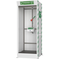 Cabine de douche d'urgence et douche oculaire/faciale couvert We Share Industrial Supply