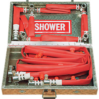 Douche de d&eacute;contamination portable &agrave; 16 buses, Conformit&eacute; Aucune We Share Industrial Supply