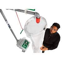 Trousse d'analyse de douche de s&eacute;curit&eacute; avec seau et manchon de douche We Share Industrial Supply