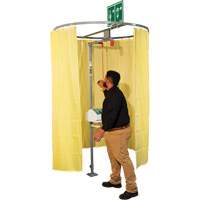 Rideau de s&eacute;curit&eacute; pour douche mont&eacute; sur tube We Share Industrial Supply