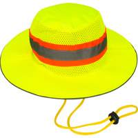 Chapeau de p&ecirc;cheur &agrave; refroidissement par &eacute;vaporation, Lime haute visibilit&eacute; We Share Industrial Supply