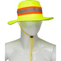 Chapeau de p&ecirc;cheur &agrave; refroidissement par &eacute;vaporation, Lime haute visibilit&eacute; We Share Industrial Supply